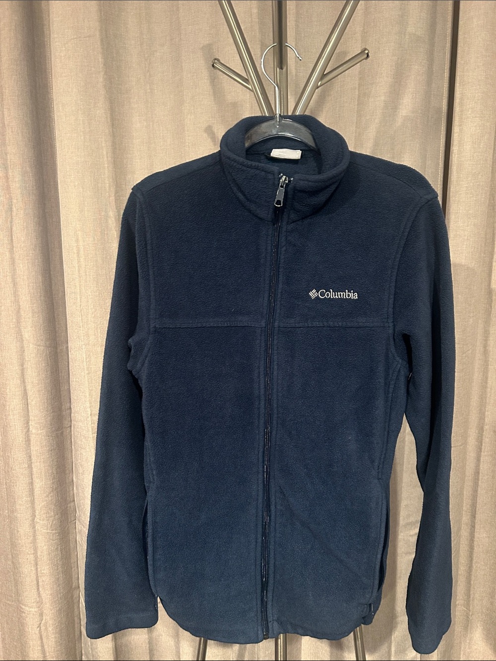 Columbia Men's Blue Full-Zip Fleece Jacket